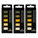 Rembrandt Soft Pastels Micro Sets, Yellow Ochres, 5/Set, 3 Sets/Bundle (RBX31820511-3)