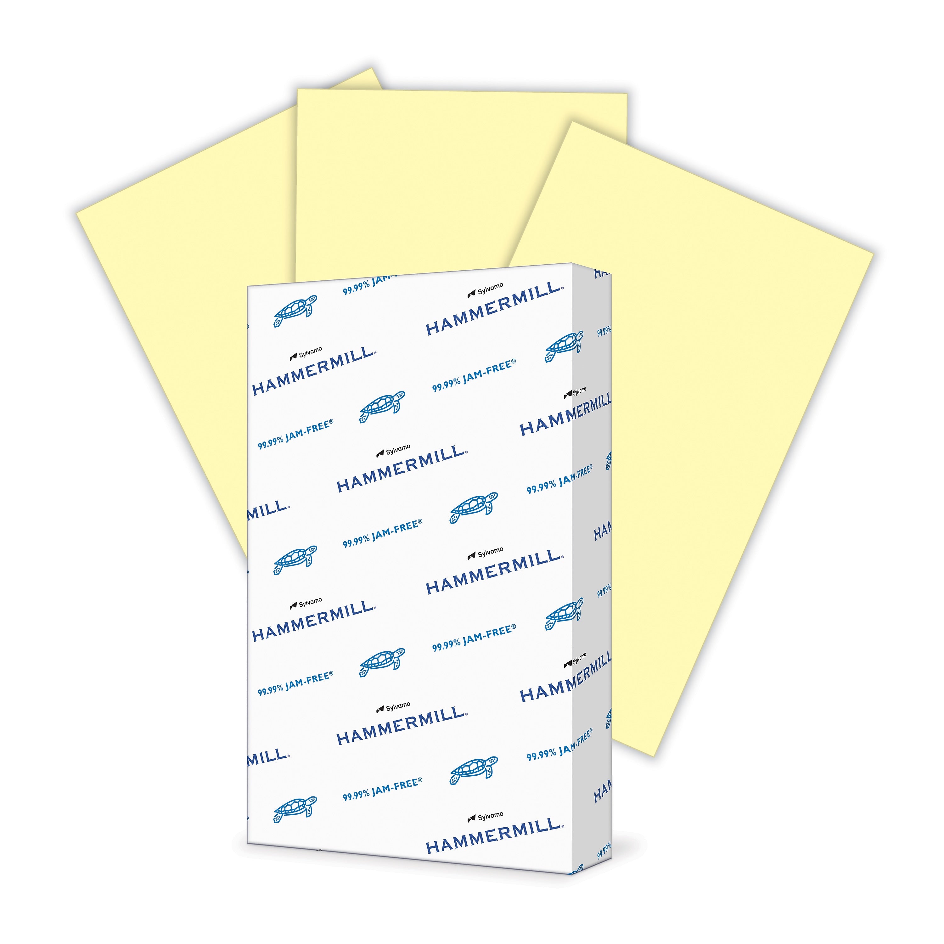 Hammermill Colors Multipurpose Paper, 20 lbs., 8.5" x 14", Canary, 500 Sheets/Ream (103358)