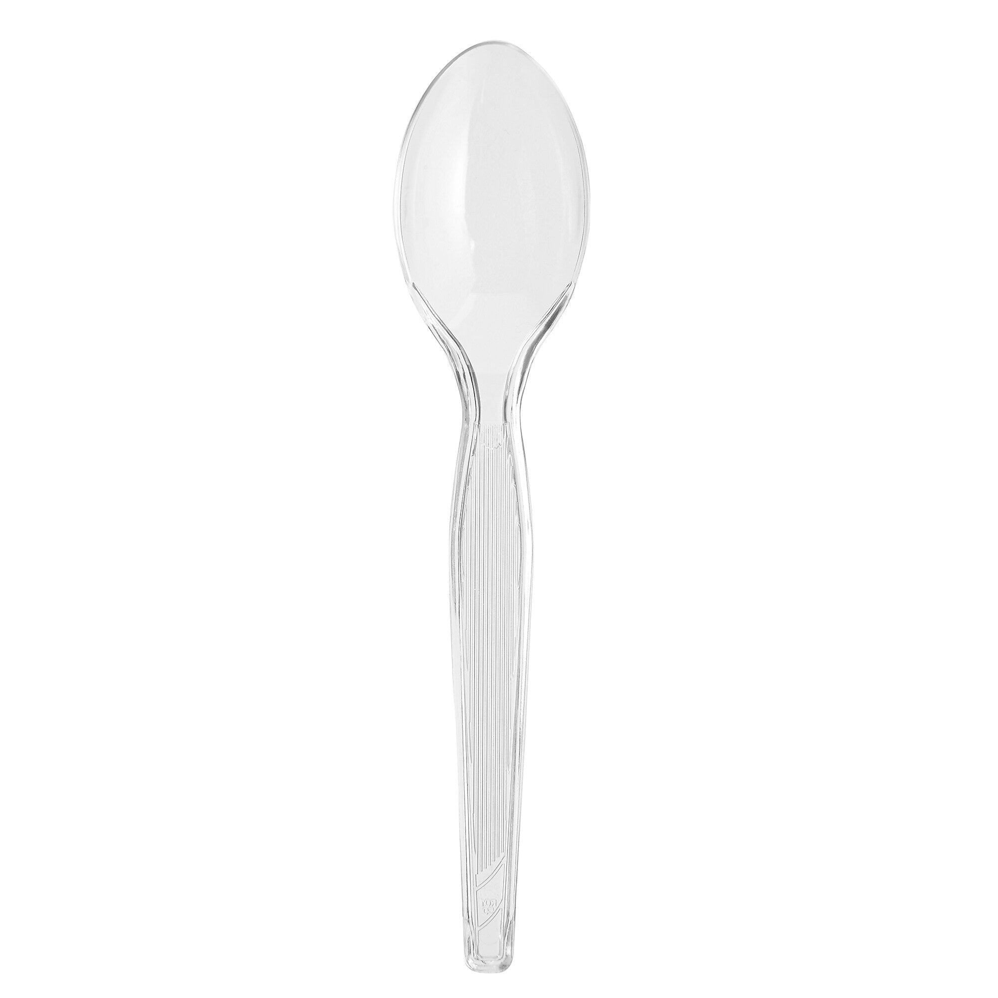 Dixie Plastic Teaspoon, Heavy-Weight, Clear, 1000/Carton (TH017)