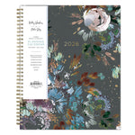 Planning Calendar KV Midnight Garden PP 5x8 RY26 Wkly/Mthly Safety Wirebound -
