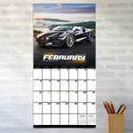 2026 TF Publishing Dream Cars 12" x 12" Monthly Wall Calendar, Multi (26-1008)