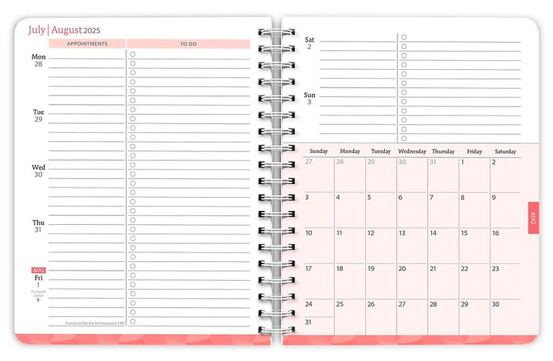 2025-2026 Plato House of Turnowsky 6" x 7.75" Academic Year Weekly Planner, Multicolored (9798330700110)