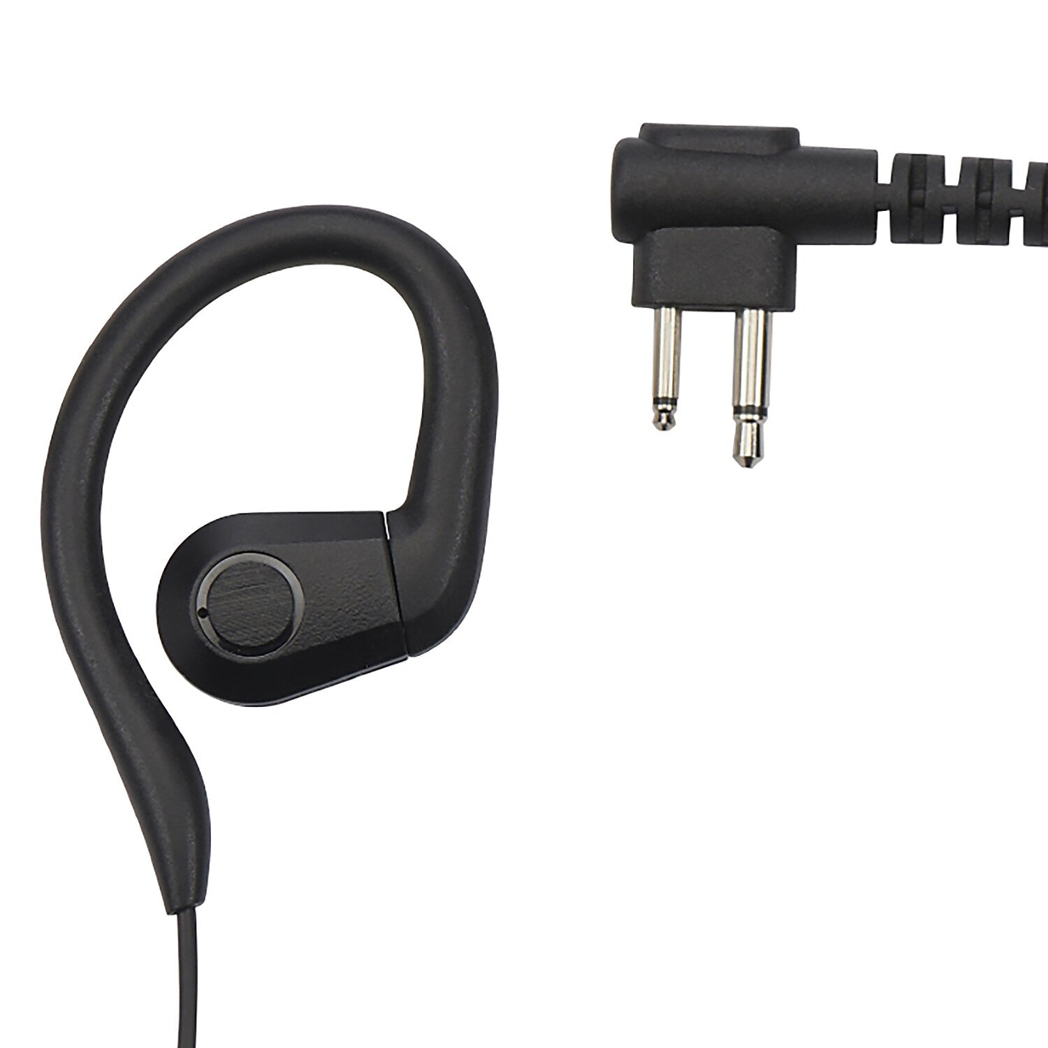 Cobra C-Style Earloop-Wrap In-Ear Headset for Cobra Performa 400/450 2-Way Handheld Business Radios, Black (0010100-1)