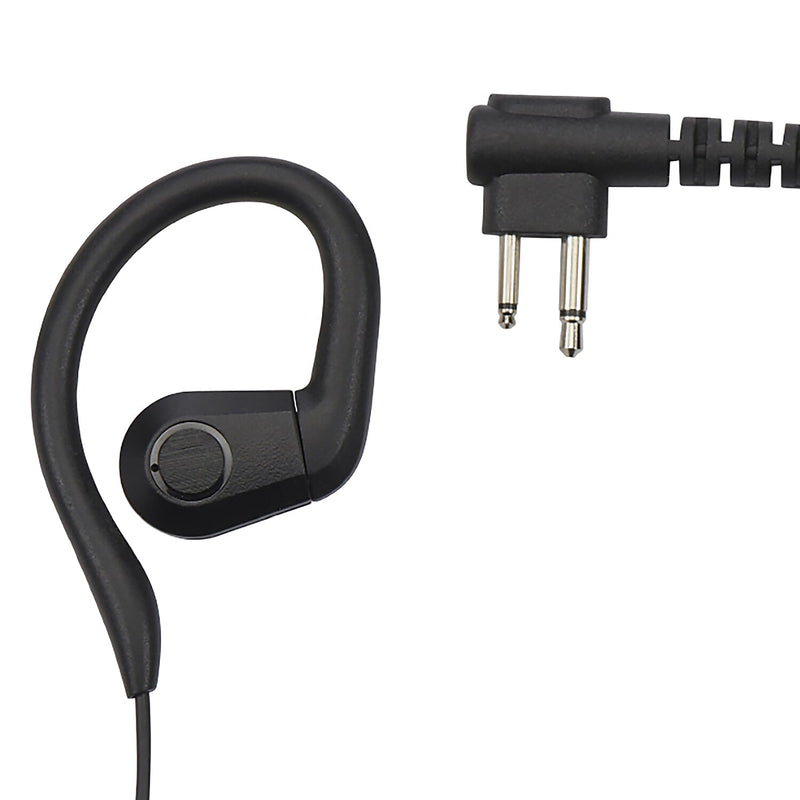 Cobra C-Style Earloop-Wrap In-Ear Headset for Cobra Performa 400/450 2-Way Handheld Business Radios, Black (0010100-1)