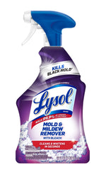 Lysol Mold & Mildew Remover with Bleach, Unscented, 32 fl oz., 12/Carton (1920078915)
