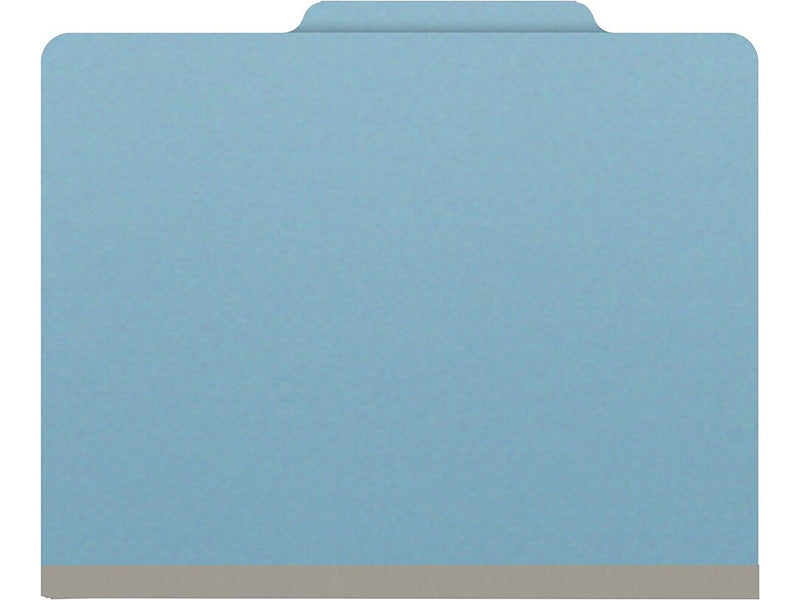 Medical Arts Press Pressboard Classification Folder, 2 Dividers, 2" Expansion, Letter Size, Blue, 10/Box (DV-T42-26-3BLU)
