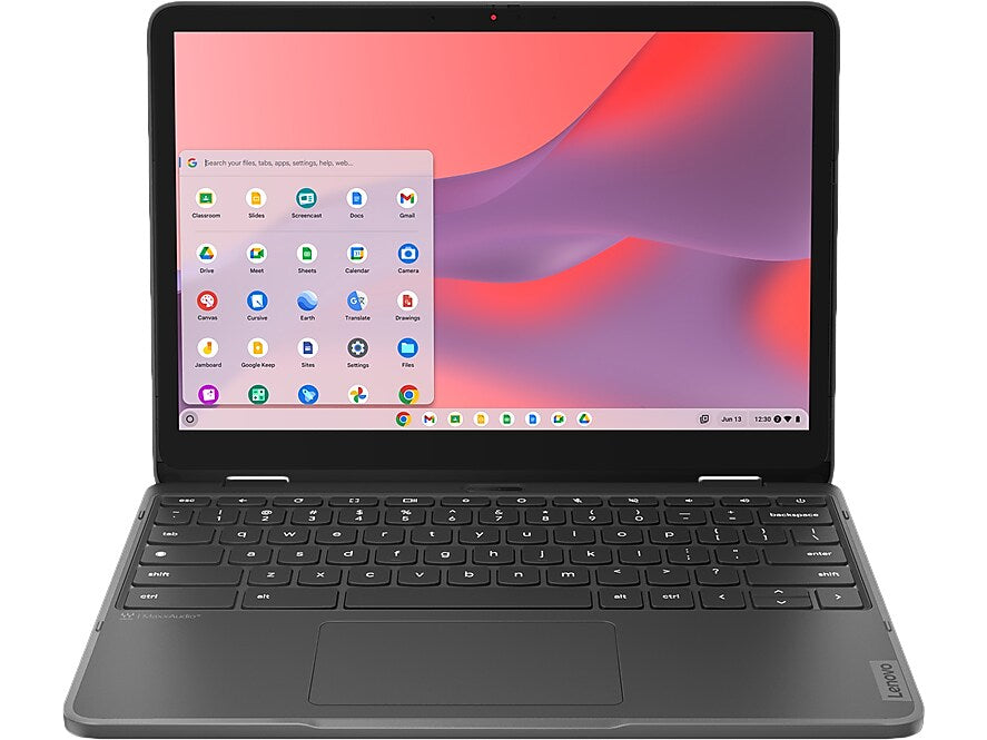 Lenovo 500e Yoga Gen 4 Chromebook, Intel N100, 4GB Memory, 32GB eMMC, ChromeOS (82W40009US)
