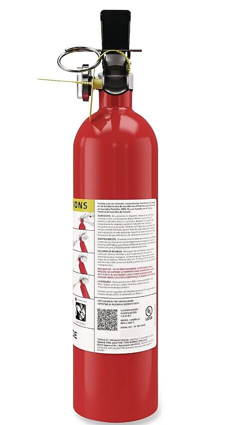 Kidde ProLine Rechargeable 1-A, 10-B:C Dry-Chemical Fire Extinguisher (21032136)