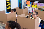 Classroom Products Foldable Cardboard Freestanding Privacy Shield, 13"H x 20"W, Kraft, 30/Box (1330 KR)