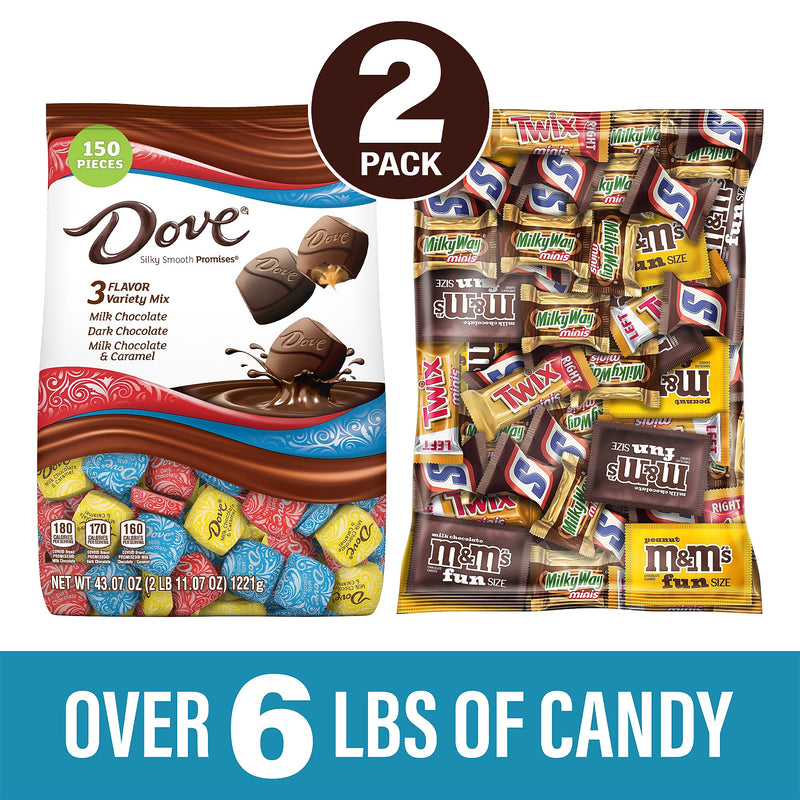 Dove Promises Variety & Mar's Chocolate Favorites, 2/Bundle (600-04056)