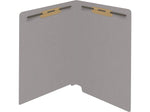 Medical Arts Press Reinforced End Tab File Folder, Straight Cut, Letter-Size, Gray, 50/Box (S-01602-GRY)