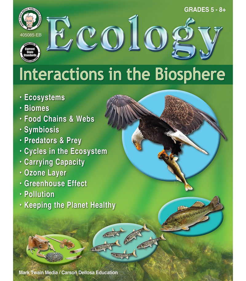 Carson Dellosa Mark Twain Workbook Ecology Workbook