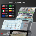 Cassida 8800R V2 Bill Counter, Gray