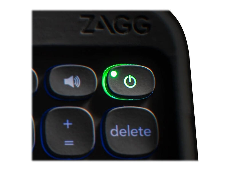 ZAGG Pro Keys Polycarbonate Keyboard Case & Folio for 10.2" iPad, Gray (103407640)