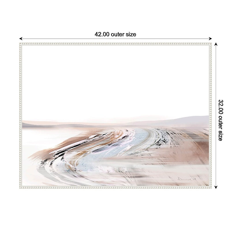 Amanti Art Creek by Dan Hobday Framed Canvas Wall Art Print, 42" x 32" (A42678302534)