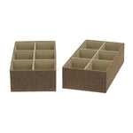 Household Essentials Drawer Organizers, Latte, 3/Pack (754-1)