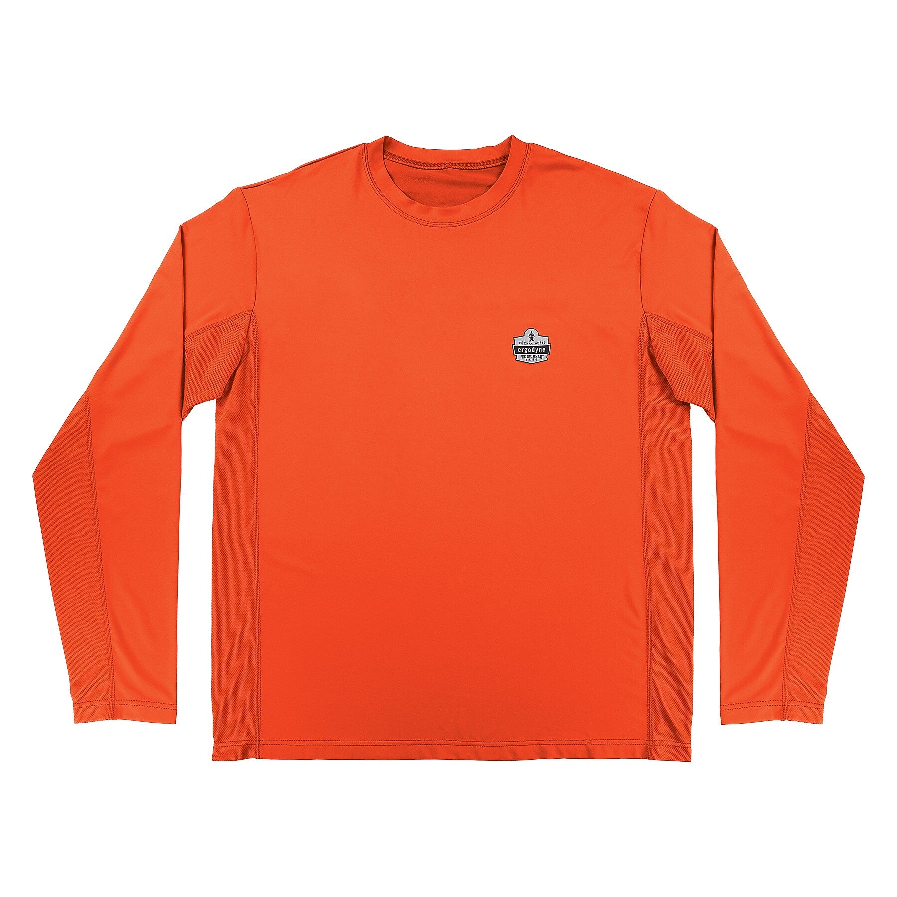 Chill-Its 6689 High Visibility Long Sleeve T-Shirt, Orange, Medium (12178)