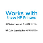 HP 130A Magenta Standard Yield Toner Cartridge, Prints Up to 1,300 pages (CF353A)