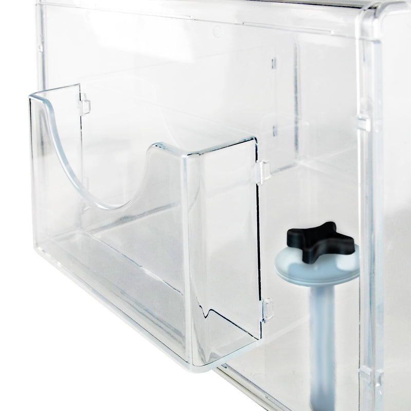 Azar Displays L Suggestion Box with Pocket (206320-CLR)