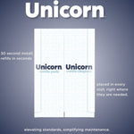 Unicorn Acrylic Wall-Mounted Bathroom Dispenser, Clear (TOP-08500)