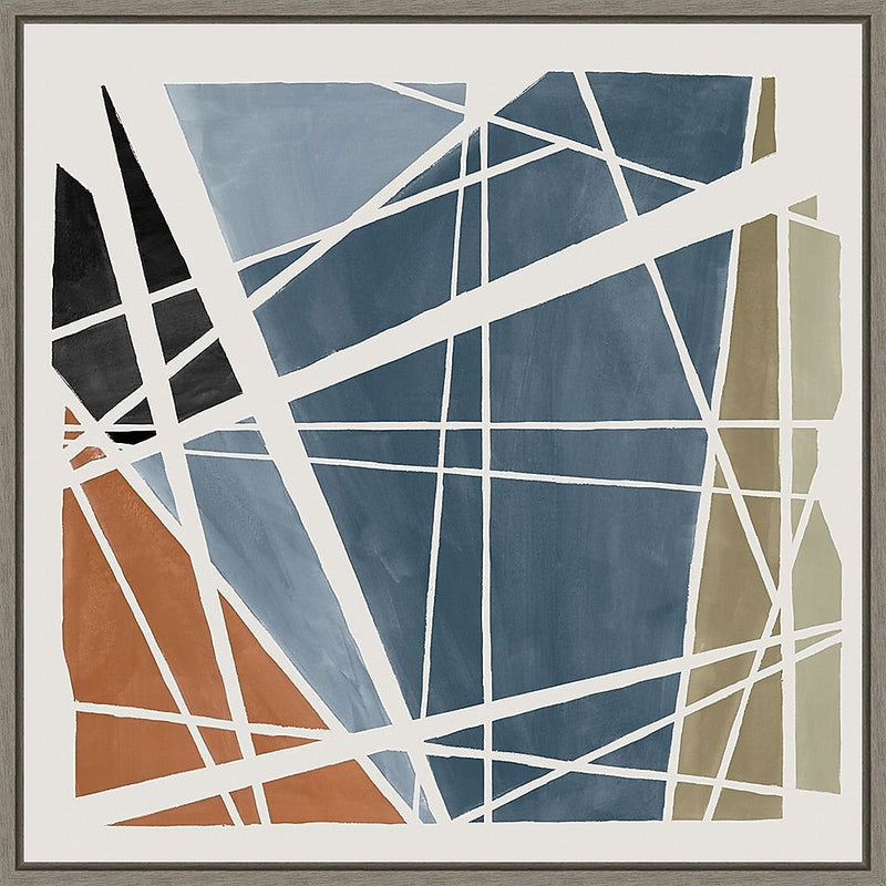 Amanti Art Pieces Together I by Isabelle Z Framed Canvas Wall Art Print, 30" x 30" (A42678027436)