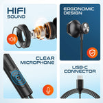 Delton 15EC Stereo Earbuds, USB Type-C (DWH15EC)