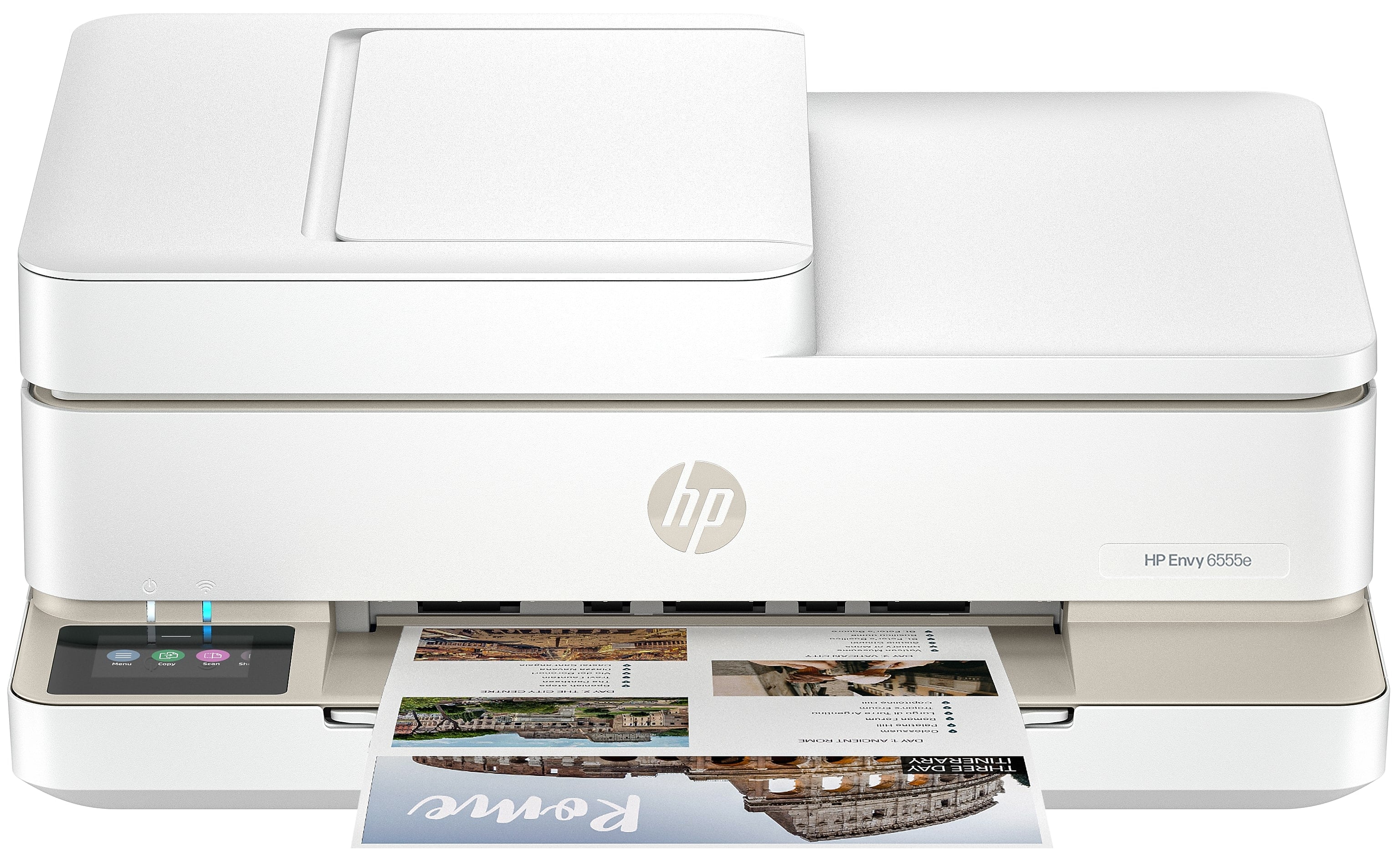 HP Envy 6555e Wireless Color All-In-One Inkjet Printer, Scan, Copy, Best for Home, 3 Months FREE Ink with HP+ (714N5A)