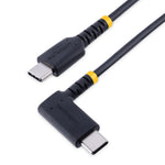StarTech.com 6.6ft USB-C Cable, Charge/Sync, Right-Angled USB C, Black (R2CCR-2M-USB-CABLE)