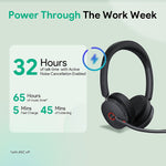 YeaLink BH74 USB-A/USB-C Bluetooth Stereo Phone & Computer Headset, MT Certified (1208680)