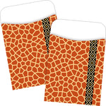 Barker Creek Giraffe Library Library Pockets, 5.125" x 3.5", 60/Set (BC3824)