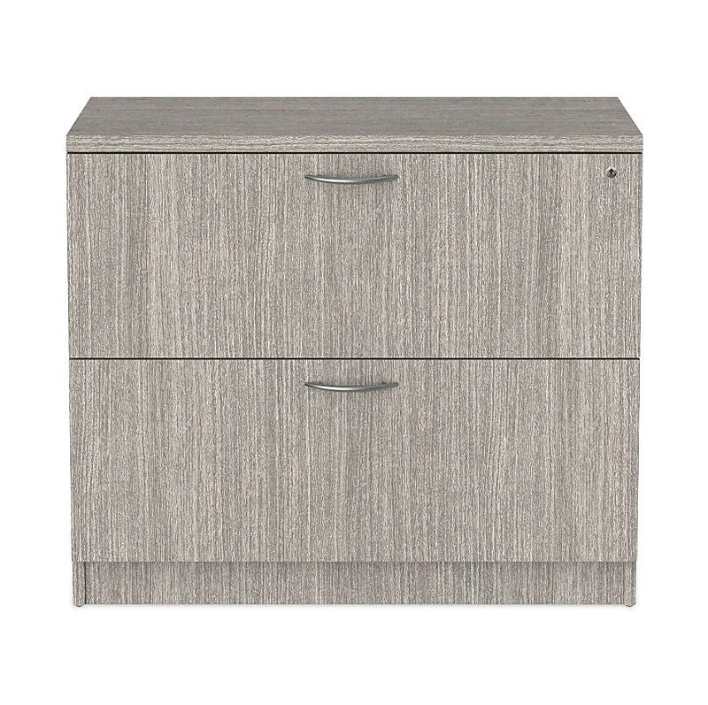Alera Alera Valencia Series Lateral File, 2 Legal/Letter-Size File Drawers, Gray, 34" x 22.75" x 29.5"