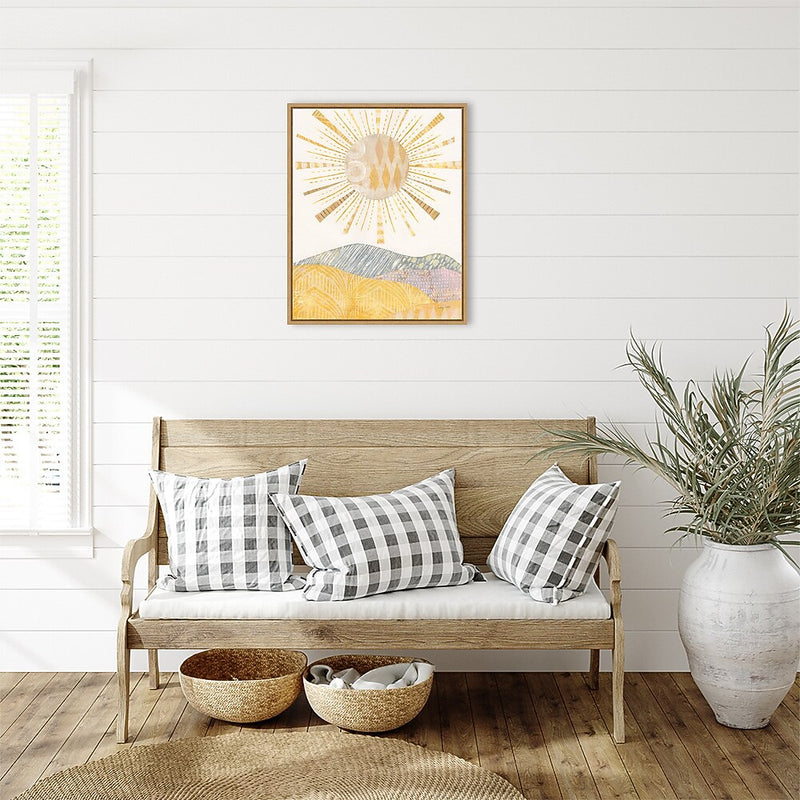 Amanti Art Boho Sunshine II by Courtney Prahl Framed Canvas Wall Art Print, 23" x 28" (A42675516538)