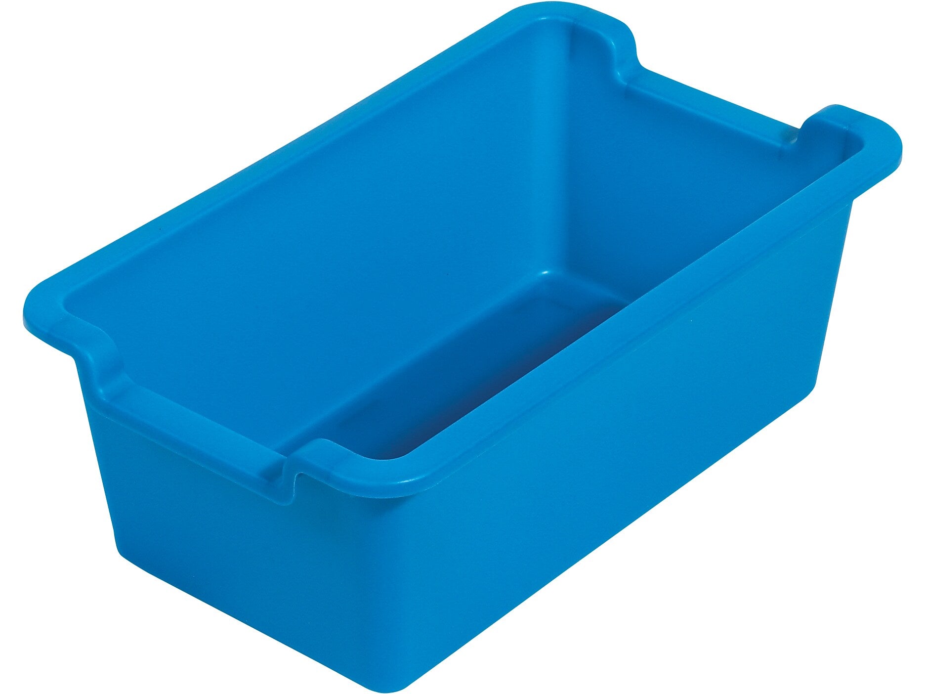 Deflect-O Polypropylene Storage Bin, 5.06" x 13.24" x 8.05", Blue (39510BLU)