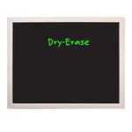 Flipside Dry-Erase Blackboard, Wood Frame, 18" x 24" (17920)