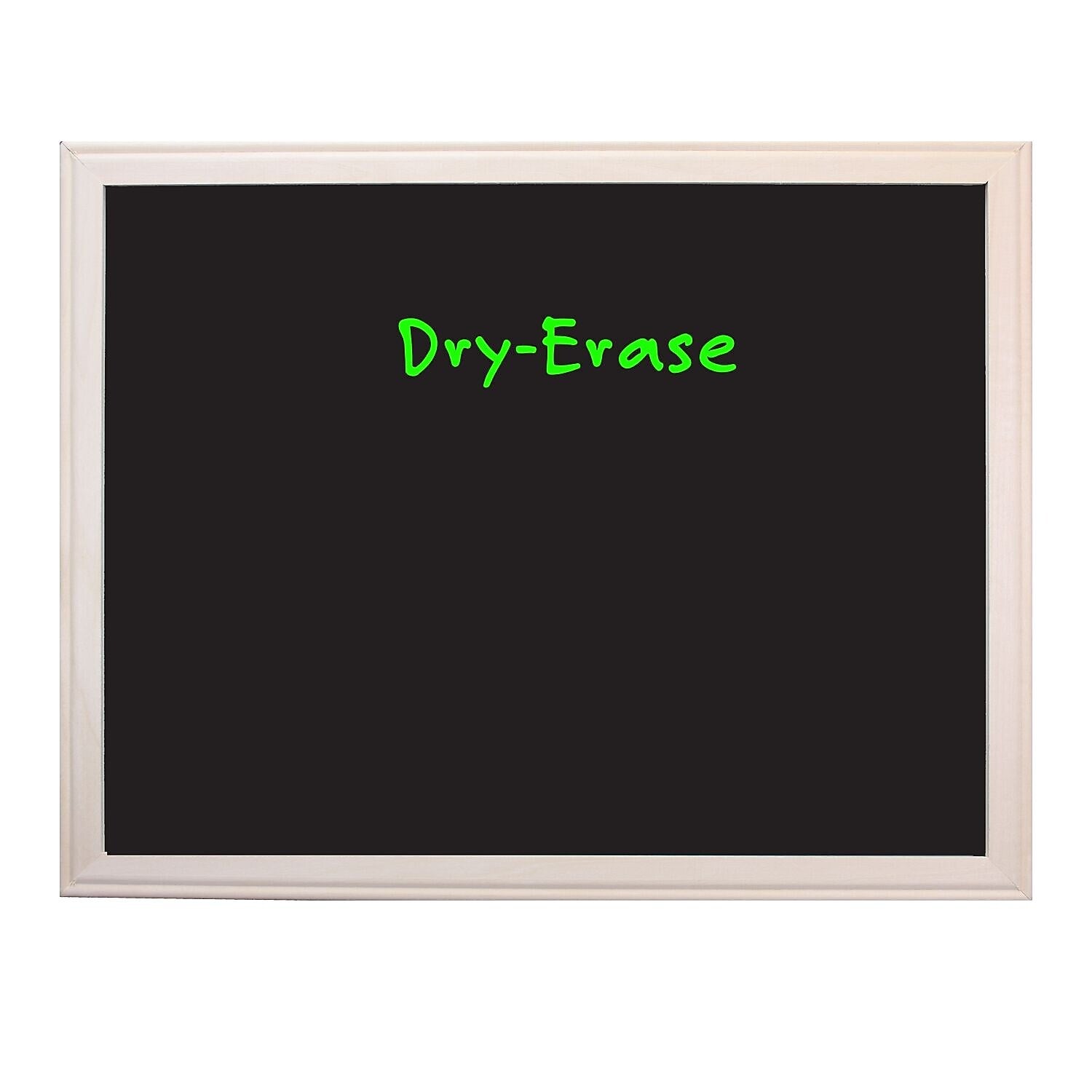 Flipside Dry-Erase Blackboard, Wood Frame, 18" x 24" (17920)