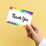 Great Papers Rainbow Burst Thank You Notecard Kits, Multicolored, 24/Pack (2025019)