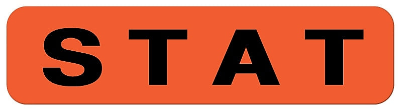 STAT Label Permanent, 1-1/4" x 5/16"