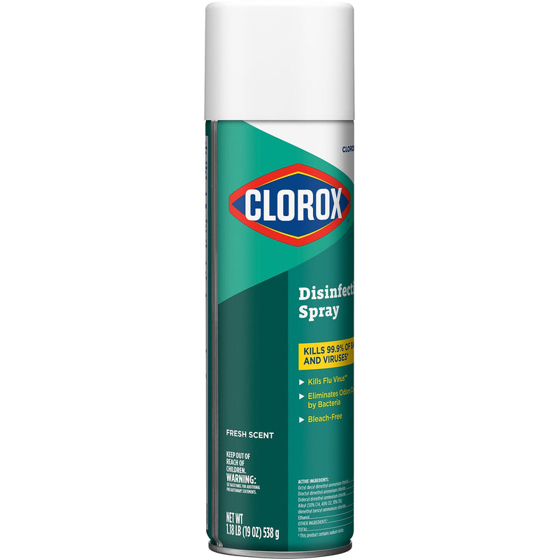 CloroxPro Disinfecting Spray, Fresh Scent, 19 oz., 12/Carton (CLO38504CT)