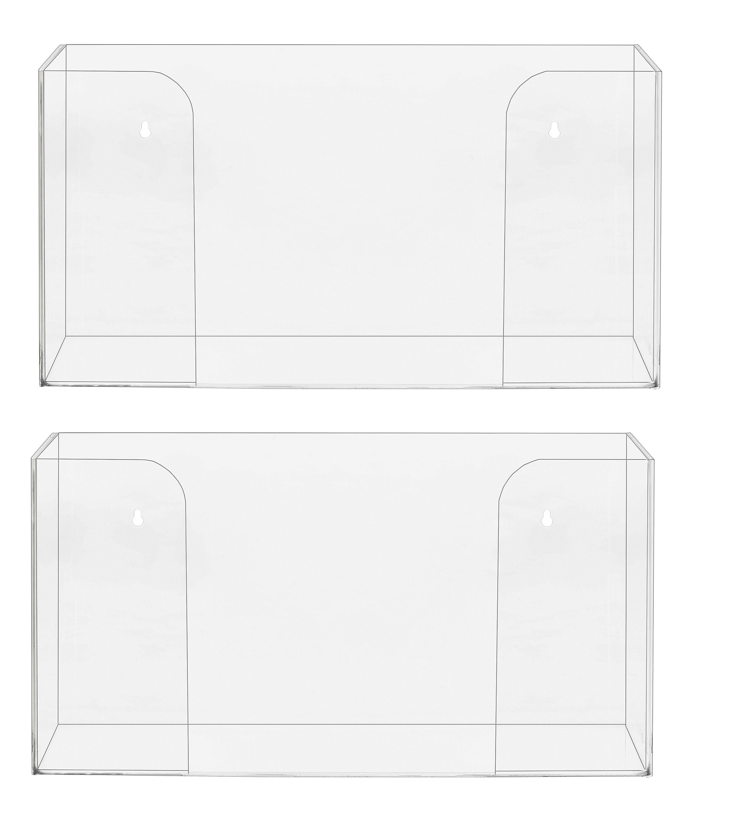Viva Comfort Glove Dispenser, Clear, 2/Pack (ADI902-01-MK-2PK)