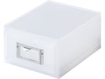 LIKE-IT Stackable Mini Desktop Organizer Assortment, Translucent White, 2 Pieces (MX9208_16)