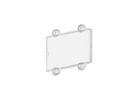 Azar Sign Holder, 8.5" x 11.5", Wall Mounted, Clear, Acrylic, 10/Pack (106614-10PK)