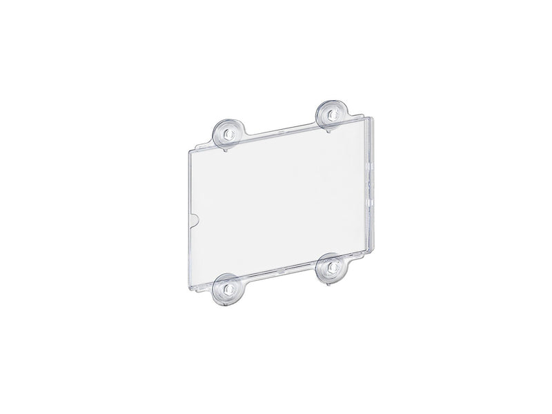 Azar Sign Holder, 8.5" x 11.5", Wall Mounted, Clear, Acrylic, 10/Pack (106614-10PK)
