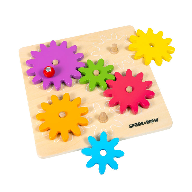 Spark & Wow Spinny Gears, Multicolored, 7 Pieces/Set (CTUSW400029)