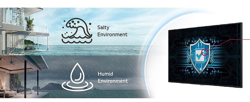 LG Commercial High Haze 43" LCD Digital Signage Display (43UH5J-H)