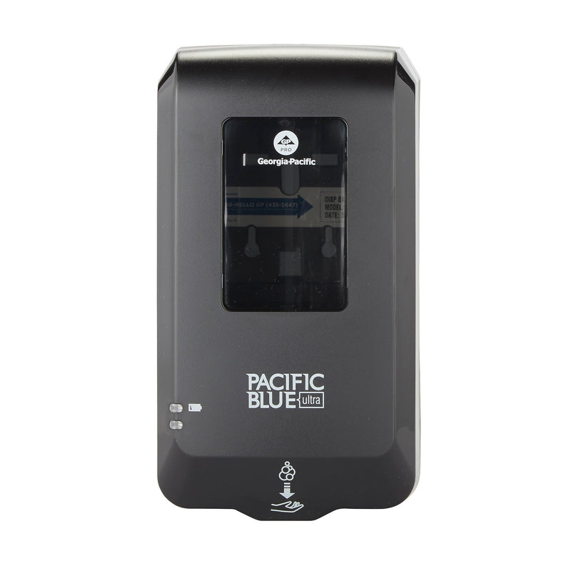 Pacific Blue Ultra Automatic Wall Mounted Hand Soap/Sanitizer Dispenser, Black (53590)