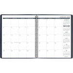 2026 AT-A-GLANCE 9" x 11" Calendar Year/Monthly Planner, Faux Leather Cover, Navy (70-260-20-26)