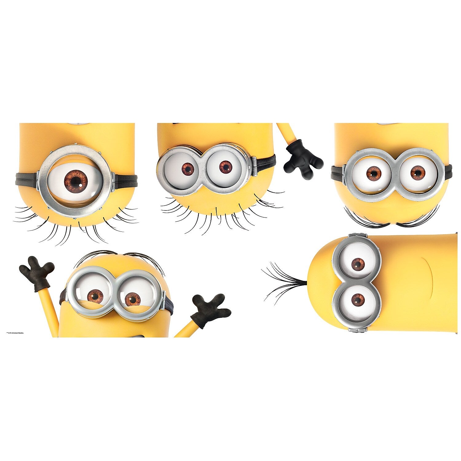 York Wallcoverings Despicable Me 3 Peeking Minions Giant Contemporary Decals, Music, Movies & TV (RMK3567GM)