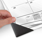 2025-2026 AT-A-GLANCE 21.75" x 17" Academic Monthly Desk Pad Calendar, White/Black (SK2416-00-26)