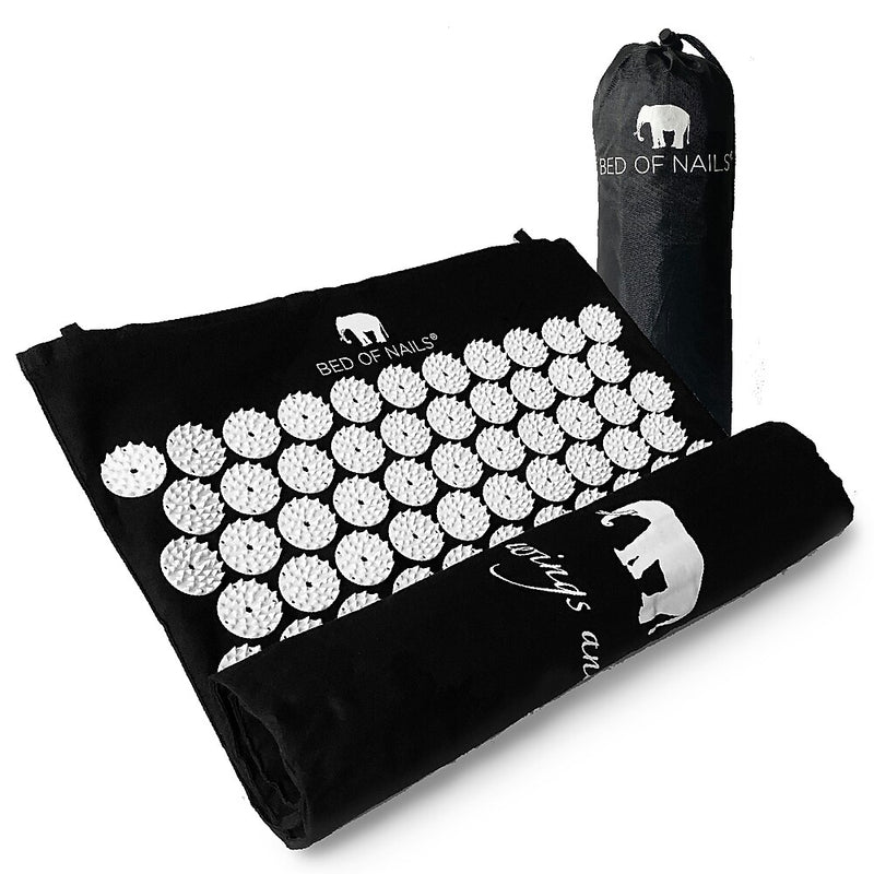 Bed of Nails Acupressure Travel Mat, Black (1946)