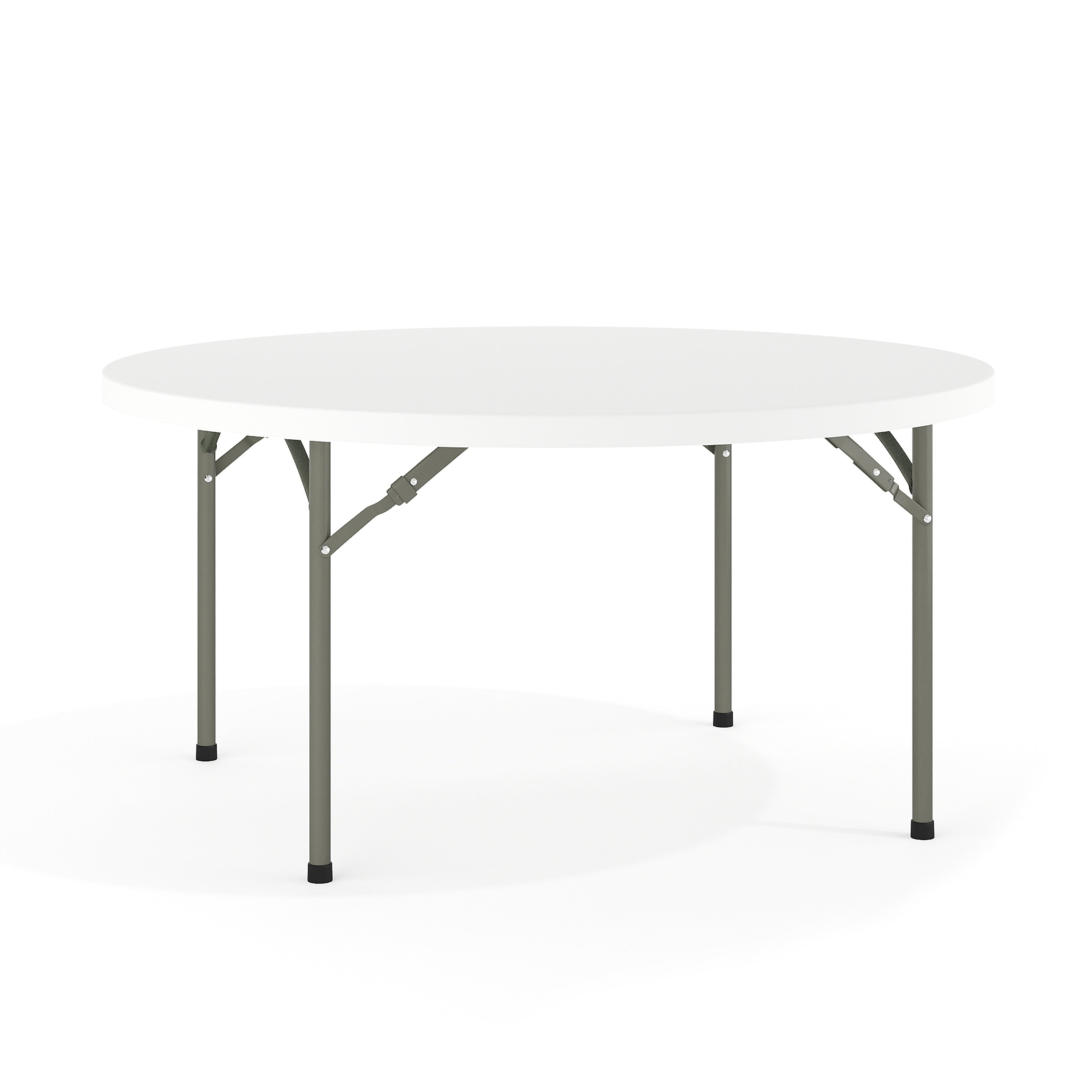 Flash Furniture Elon Folding Table, 59.75" x 59.75", Granite White (DADYCZ152RGW)